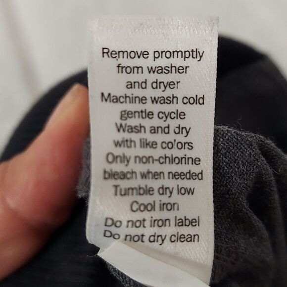 Athleta Midtown Gray Wool Blend Drawstring Straight Leg Trouser Sz 10T - Picture 10 of 14